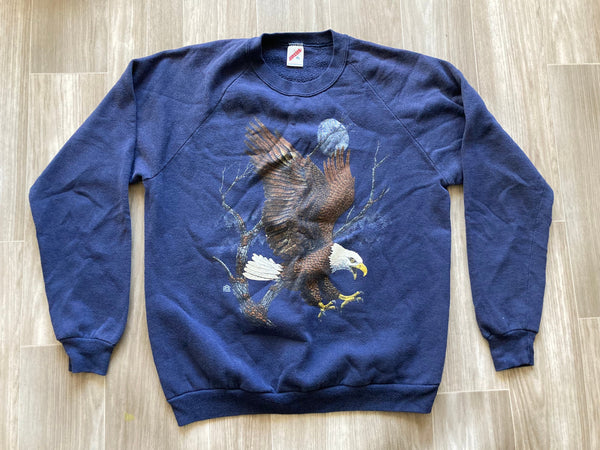Sm/Med - Vintage 90s Screaming Eagle (c.1990) Sweatshirt