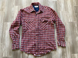 Medium - Vintage 80s Plaid Flannel Button-Up Shirt