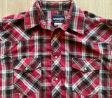 Med/Lrg - Vintage 90s Wrangler Plaid Pearlsnap Shirt