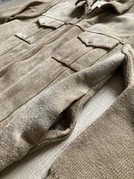Vintage 80s Suede Sweater Jacket (Mens Medium)