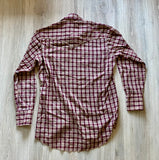 Medium - Vintage 70s Open Range Western Plaid Pearlsnap Shirt