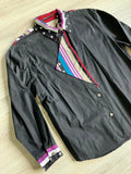 Med/Lrg - Vintage 90s Ozark Mountain Western Wear Southwestern Button Up Shirt