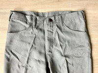 32 Waist - Vintage 70s Wrangler Light Gray Western Suit Pants