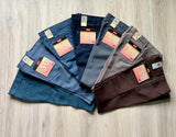 28x34 Navy Vintage 80s Levis Saddleman Boot Jeans / Black Tab Polyester Western Pants