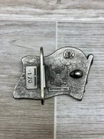 Vintage 80s (1981) Texas State Flag Belt Buckle