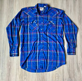 Large/XL - Vintage 80s DeeCee Plaid Western Pearlsnap Shirt