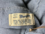 32 Waist - Vintage 70s Wrangler Light Gray Western Suit Pants