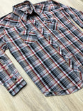 XL - Vintage 70s Wrangler Permanent Press Plaid Pearlsnap Shirt