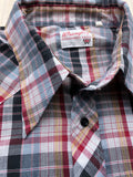 XL - Vintage 70s Wrangler Permanent Press Plaid Pearlsnap Shirt