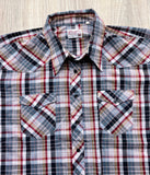 XL - Vintage 70s Wrangler Permanent Press Plaid Pearlsnap Shirt
