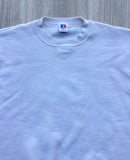 Small - Vintage 80s Russell Athletic Solid White Sweatshirt