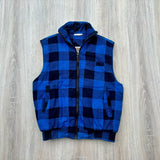 Sm/Med - Vintage 90s Ozark Checkered Plaid Vest
