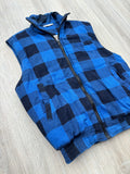 Sm/Med - Vintage 90s Ozark Checkered Plaid Vest