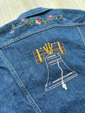 Medium - Vintage 70s Blue Bell Maverick by Wrangler Embroidered Denim / Jean Jacket