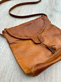 Vintage Smooth Quill Ostrich Towanny Crossbody Purse