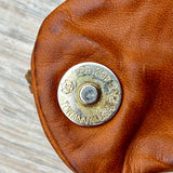 Vintage Smooth Quill Ostrich Towanny Crossbody Purse
