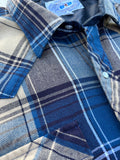 Large - Vintage 80s ATB Western Plaid Flannel Pearlsnap Shirt