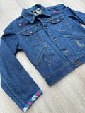 Medium - Vintage 70s Blue Bell Maverick by Wrangler Embroidered Denim / Jean Jacket