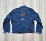 Medium - Vintage 70s Blue Bell Maverick by Wrangler Embroidered Denim / Jean Jacket