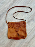 Vintage Smooth Quill Ostrich Towanny Crossbody Purse