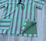 Medium - Vintage 70s Koko Knits Striped Polyester Pullover / Leisure shirt