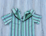 Medium - Vintage 70s Koko Knits Striped Polyester Pullover / Leisure shirt