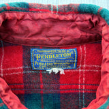 Sm/Med - Vintage 1940s Pendleton Red Plaid Button Up Field Shirt