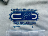 Sm/Med - Vintage 1989 Track Classic / Daily Oklahoman Polo Shirt