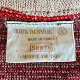 Womens Small - Vintage 80s Sears Belted Cardigan / Sweater