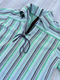 Medium - Vintage 70s Koko Knits Striped Polyester Pullover / Leisure shirt