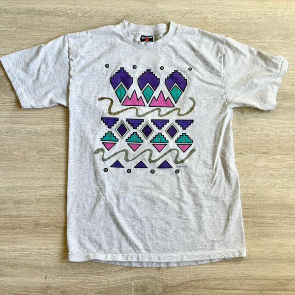 Sm/Med - Vintage 90s Southwestern Print T-Shirt