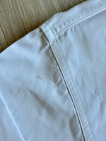 Med/Large - Vintage 90s Express Rider White w/Denim Collar Button Up Shirt