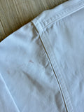 Med/Large - Vintage 90s Express Rider White w/Denim Collar Button Up Shirt