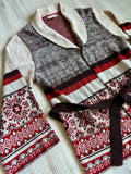 Womens Small - Vintage 80s Sears Belted Cardigan / Sweater