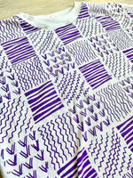 Medium - Vintage 90s Geometric / Abstract Print T-Shirt