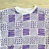 Medium - Vintage 90s Geometric / Abstract Print T-Shirt