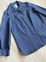 Small - Vintage 70s Denim Jacket / Shacket