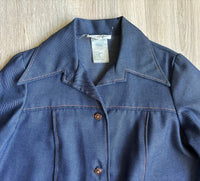 Small - Vintage 70s Denim Jacket / Shacket