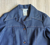 Small - Vintage 70s Denim Jacket / Shacket