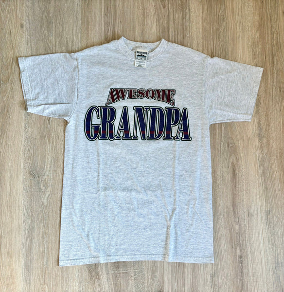 S/M - Vintage 90s Awesome Grandpa / Funny T-Shirt