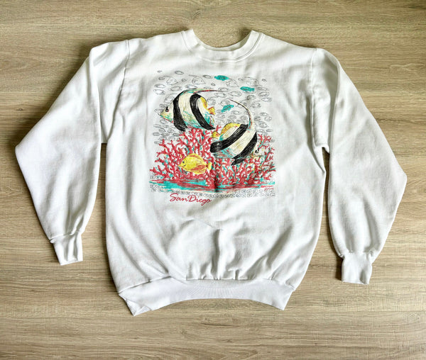 M/L - Vintage 90s San Diego Aquarium Sweatshirt