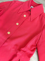 Small - Vintage 70s Pink Polyester Leisure Jacket