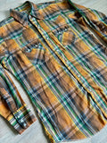 Medium - Vintage 70s DeeCee Plaid Western Pearlsnap Shirt