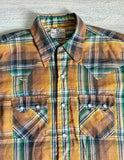 Medium - Vintage 70s DeeCee Plaid Western Pearlsnap Shirt
