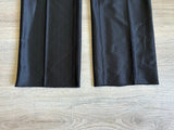Vintage 80s Black Polyester Western Suit Pants (30 Waist)