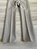 Vintage 70s Levis Beige Polyester Western Dress Jeans (29 waist)