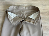 Vintage 70s Levis Beige Polyester Western Dress Jeans (29 waist)