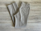 Vintage 70s Levis Beige Polyester Western Dress Jeans (36 waist)