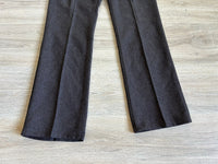 30 Waist Classic Wrangler Wrancher Heather Brown Polyester Western Dress Jeans
