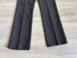 30 Waist Classic Wrangler Wrancher Heather Brown Polyester Western Dress Jeans